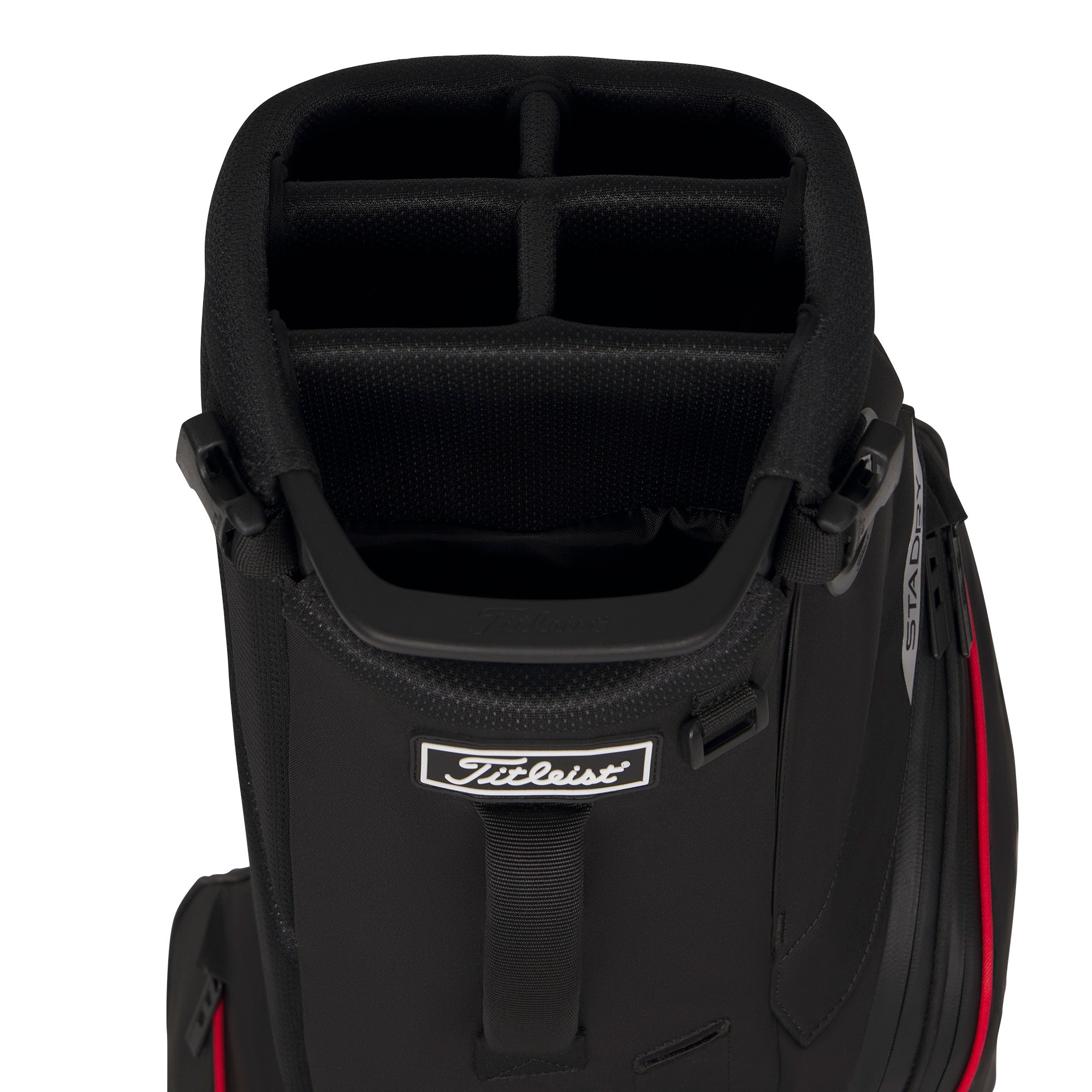 Titleist Players S5 StaDry Golf Stand Bag - Black, Red & Graphite