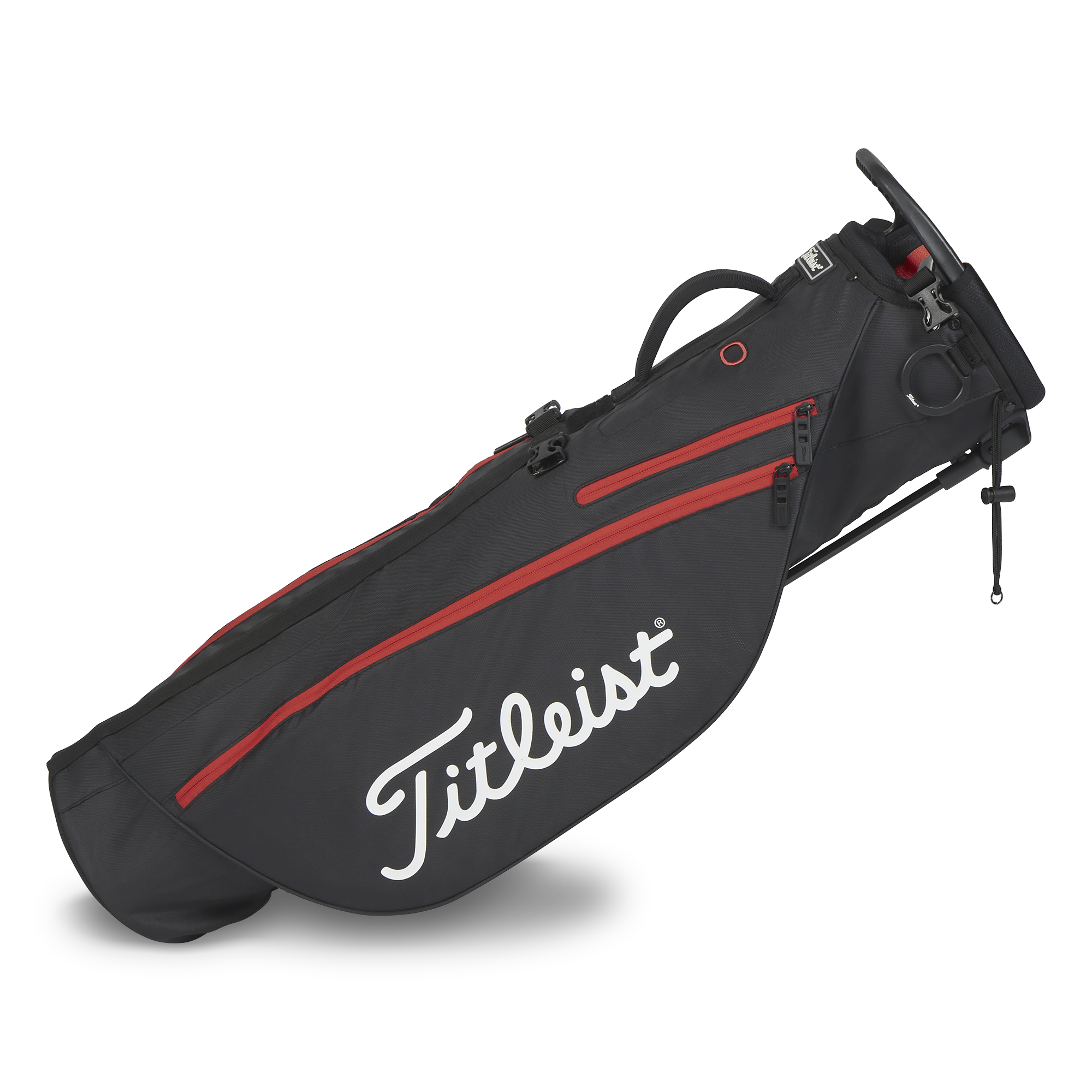Titleist Premium Carry Golf Bag - Black & Red