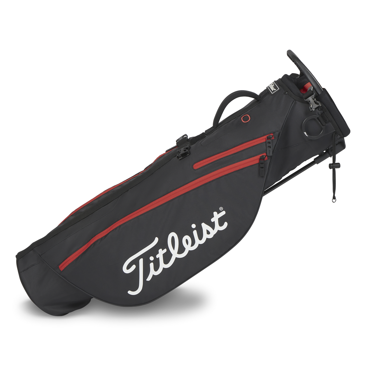 Titleist Premium Carry Golf Bag - Black & Red