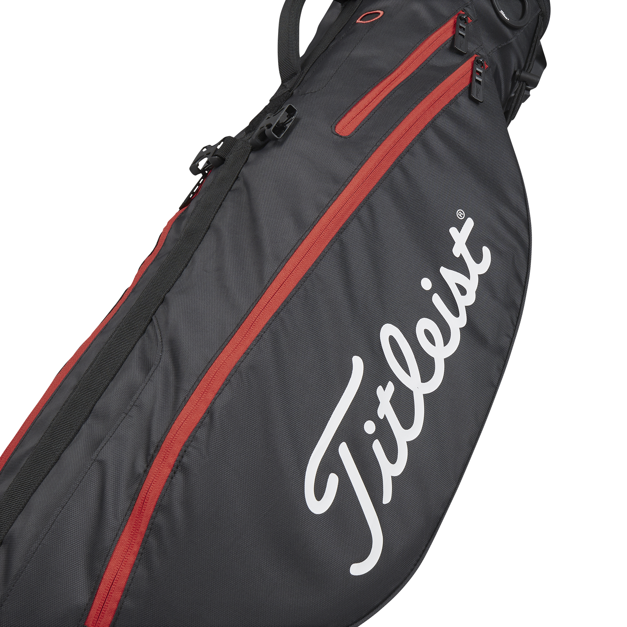 Titleist Premium Carry Golf Bag - Black & Red