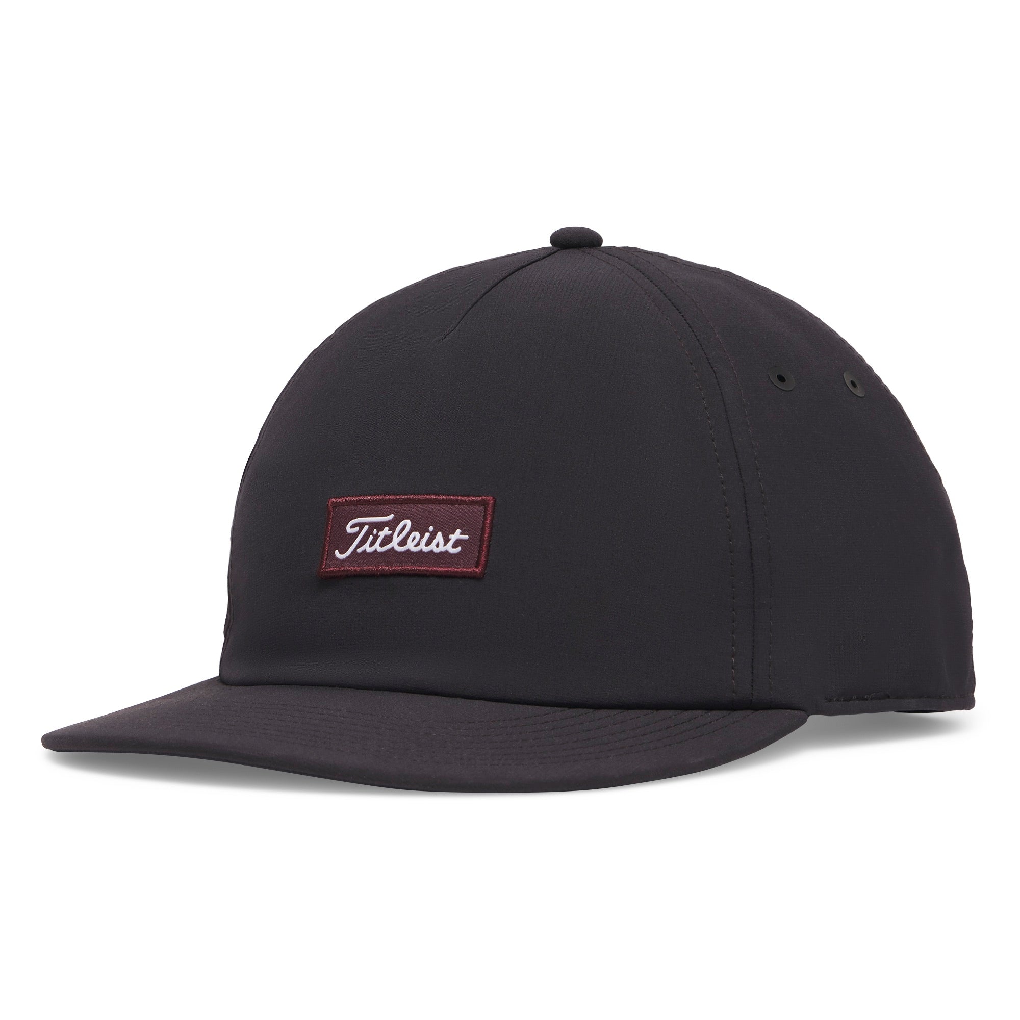 Titleist Santa Cruz Kickback Golf Cap - Black & Merlot