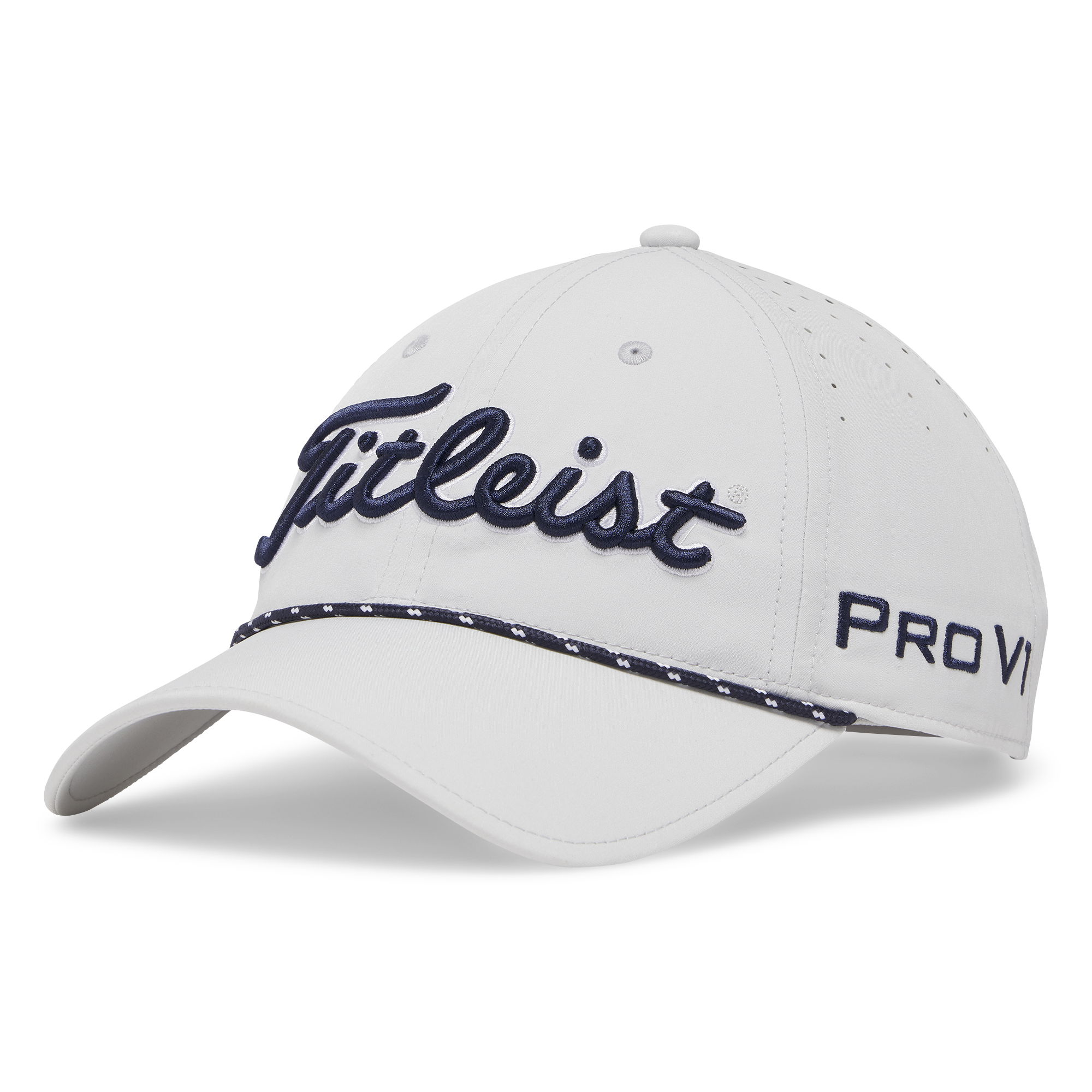 Titleist Tour Breezer Golf Cap - Marble, Navy & White