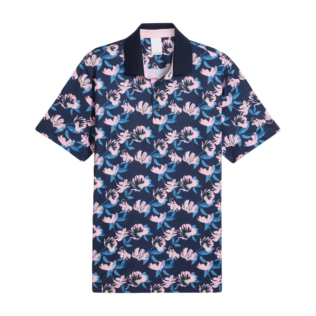 Puma x Arnold Palmer Spring Floral Golf Polo Shirt