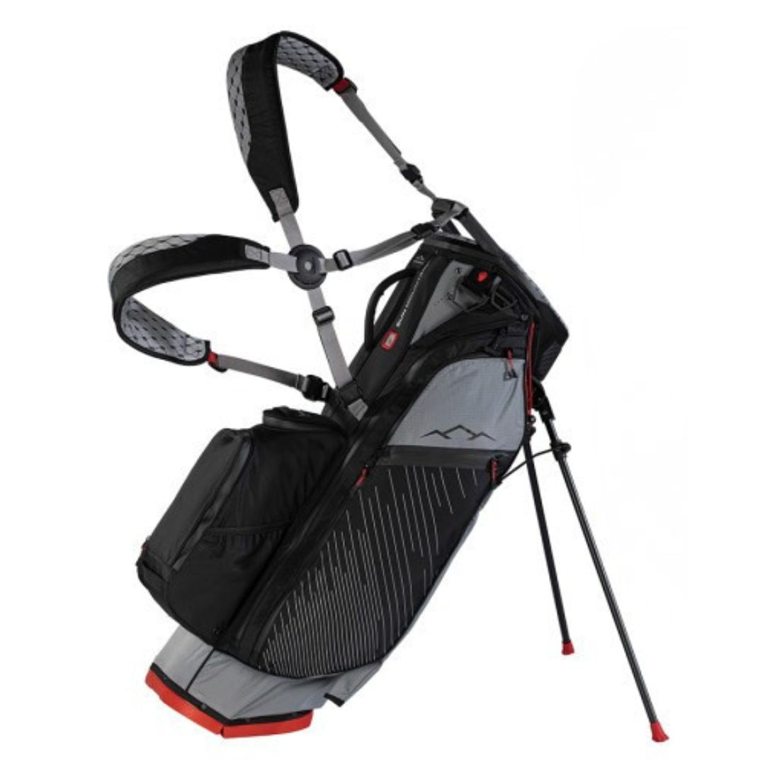 Sun Mountain Eclipse E-4.5 VLO H2NO 14-Way Hybrid Stand Bag (Nickel, Black & Red)