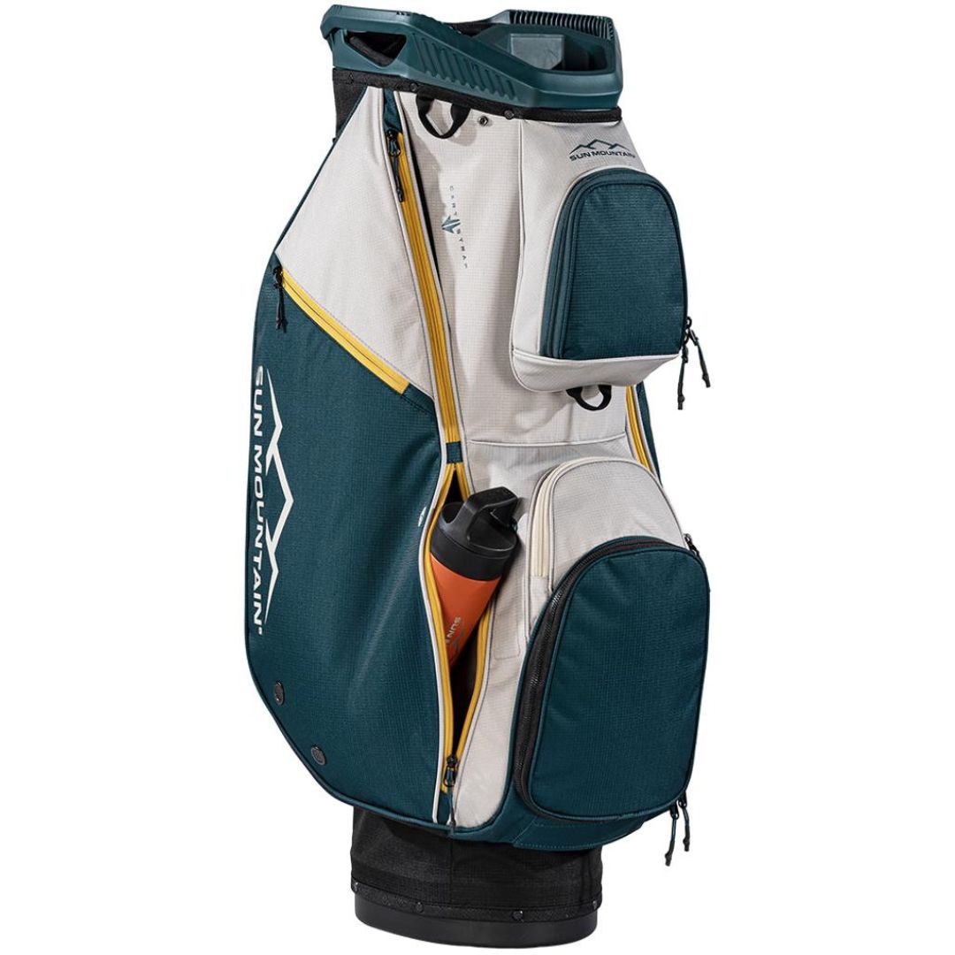 Sun Mountain Forerunner 14-Way Cart Bag (Black, Pond & Sand)