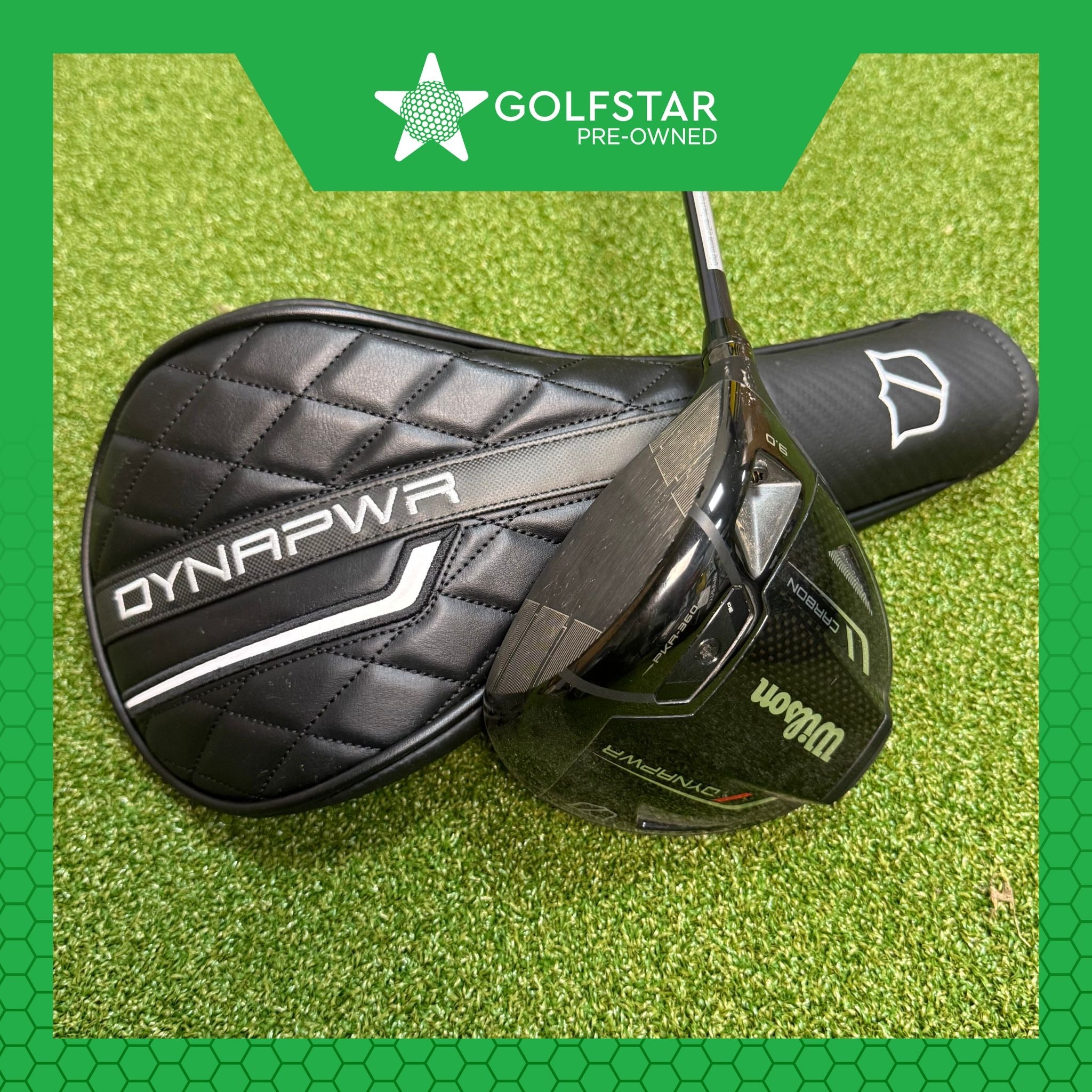 Wilson DYNAPWR Carbon 9° Driver - Ventus TR 50g Regular - Lamkin Crossline Grip