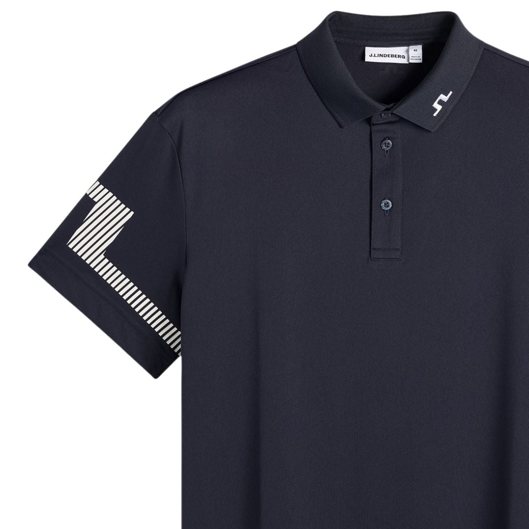 J Lindeberg Heath Polo Shirt - Navy