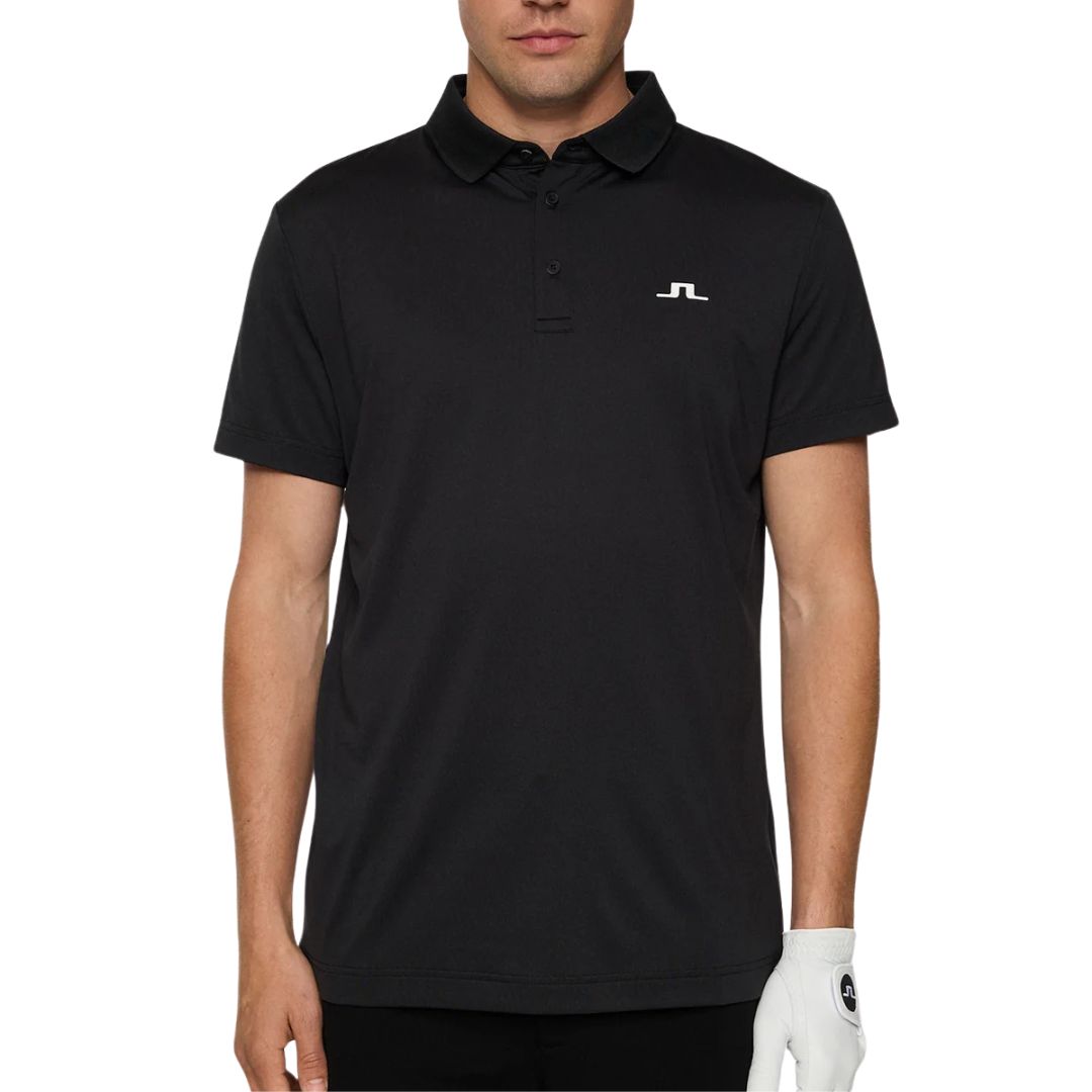 J Lindeberg Bridge Polo Shirt - Black