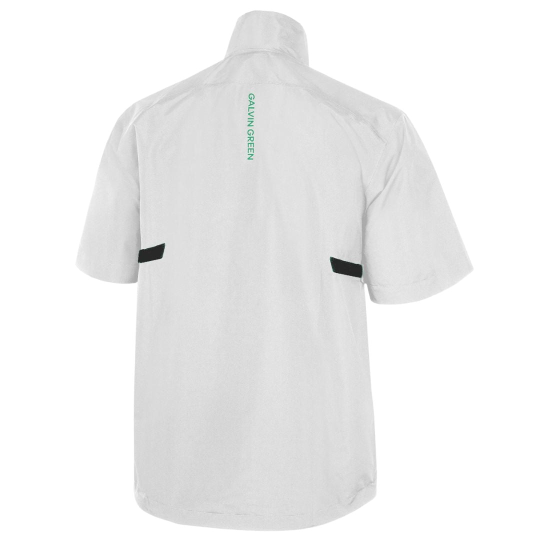 Galvin Green Abel Waterproof Short Sleeve Golf Jacket (White)