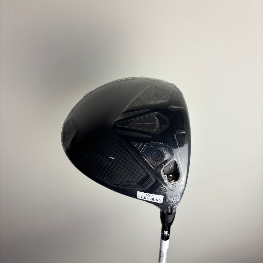 Cobra Darkspeed LS 9° Driver - LINQ White 60g Stiff - Lamkin Crossline Grip