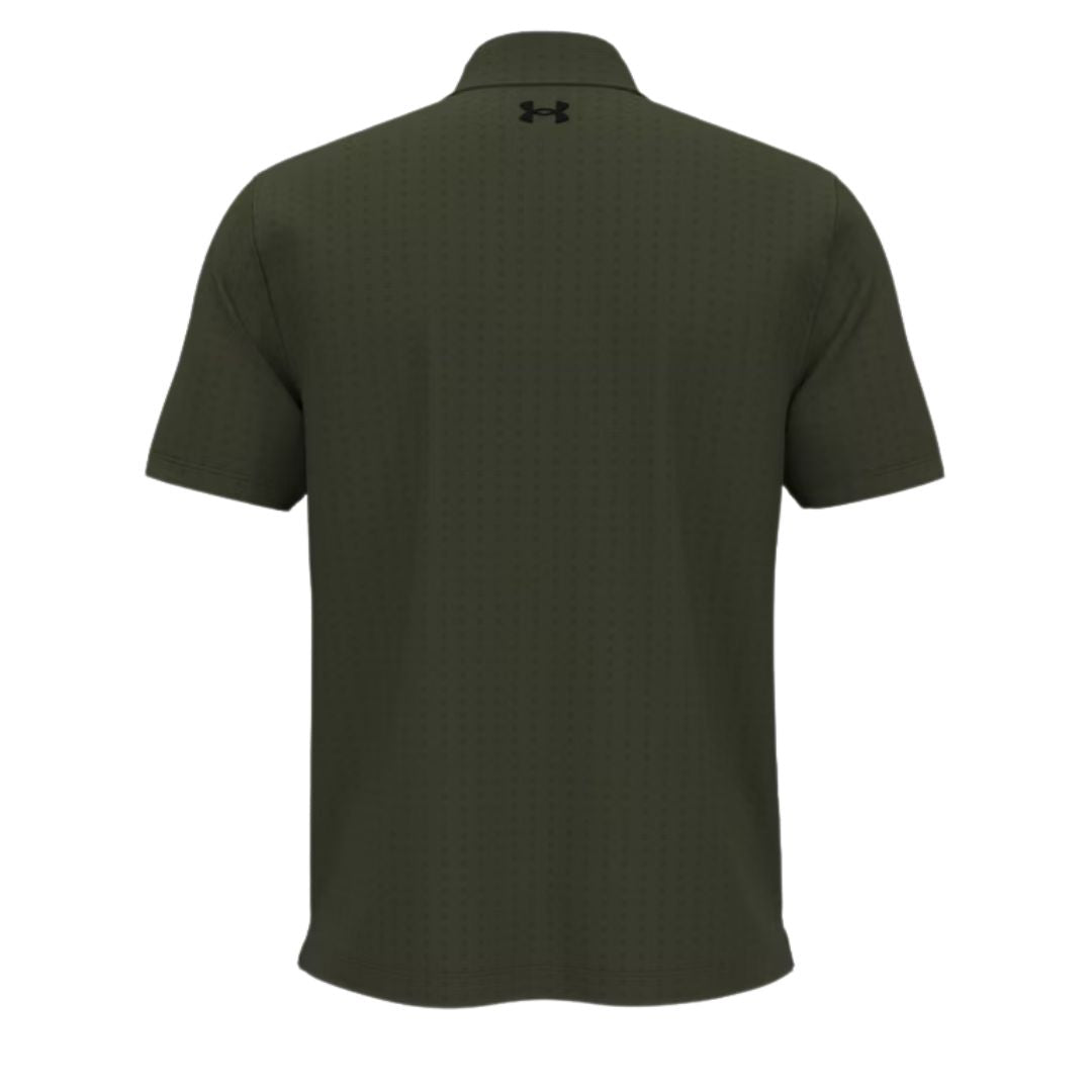 Under Armour Playoff 3.0 Golf Polo Shirt (Marine Green & Black)