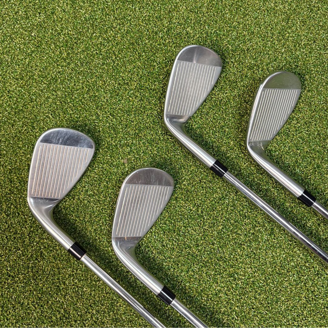 TaylorMade Qi Irons - 9 Iron, PW, AW & SW - KBS Max MT 85g Regular - Lamkin Crossline Midsize Grips