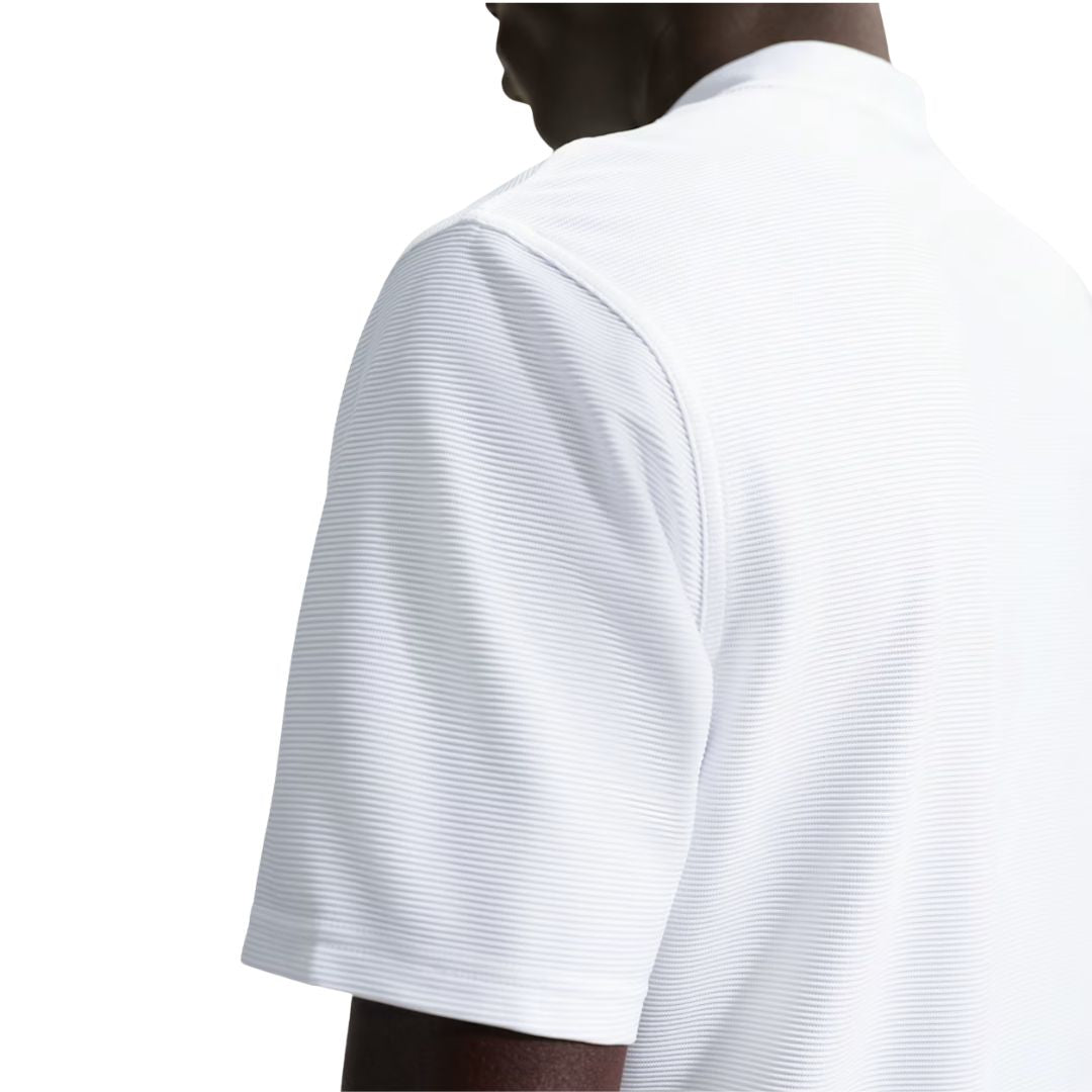 Nike Dri-FIT Velocity Golf Polo Shirt - White & Black