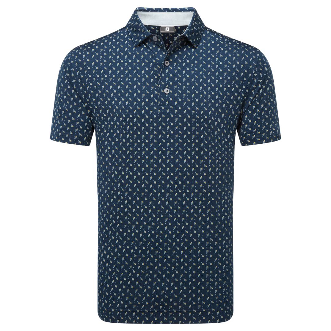 FootJoy Flower Bud Foulard Golf Polo Shirt