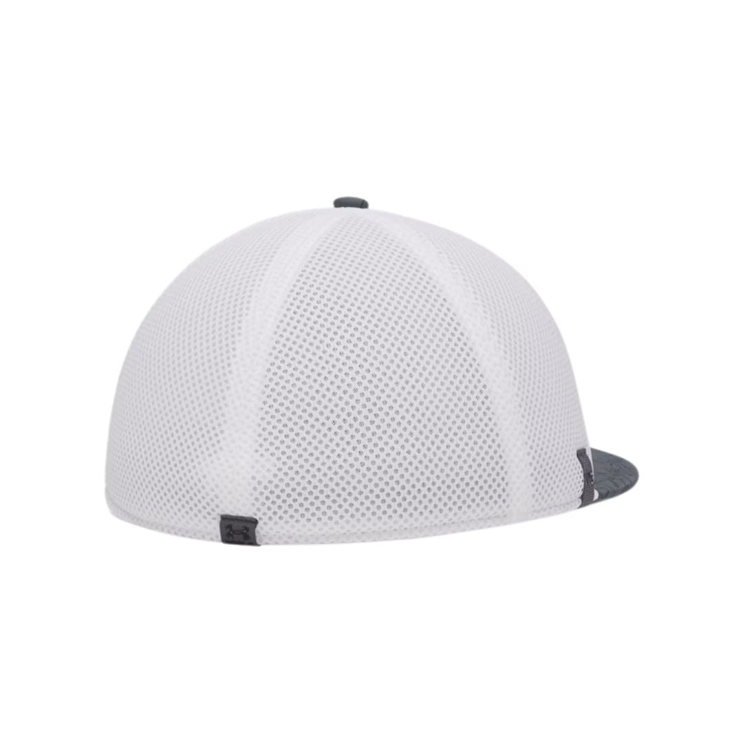 Under Armour Drive Mid Stretch Fit Cap - Castlerock