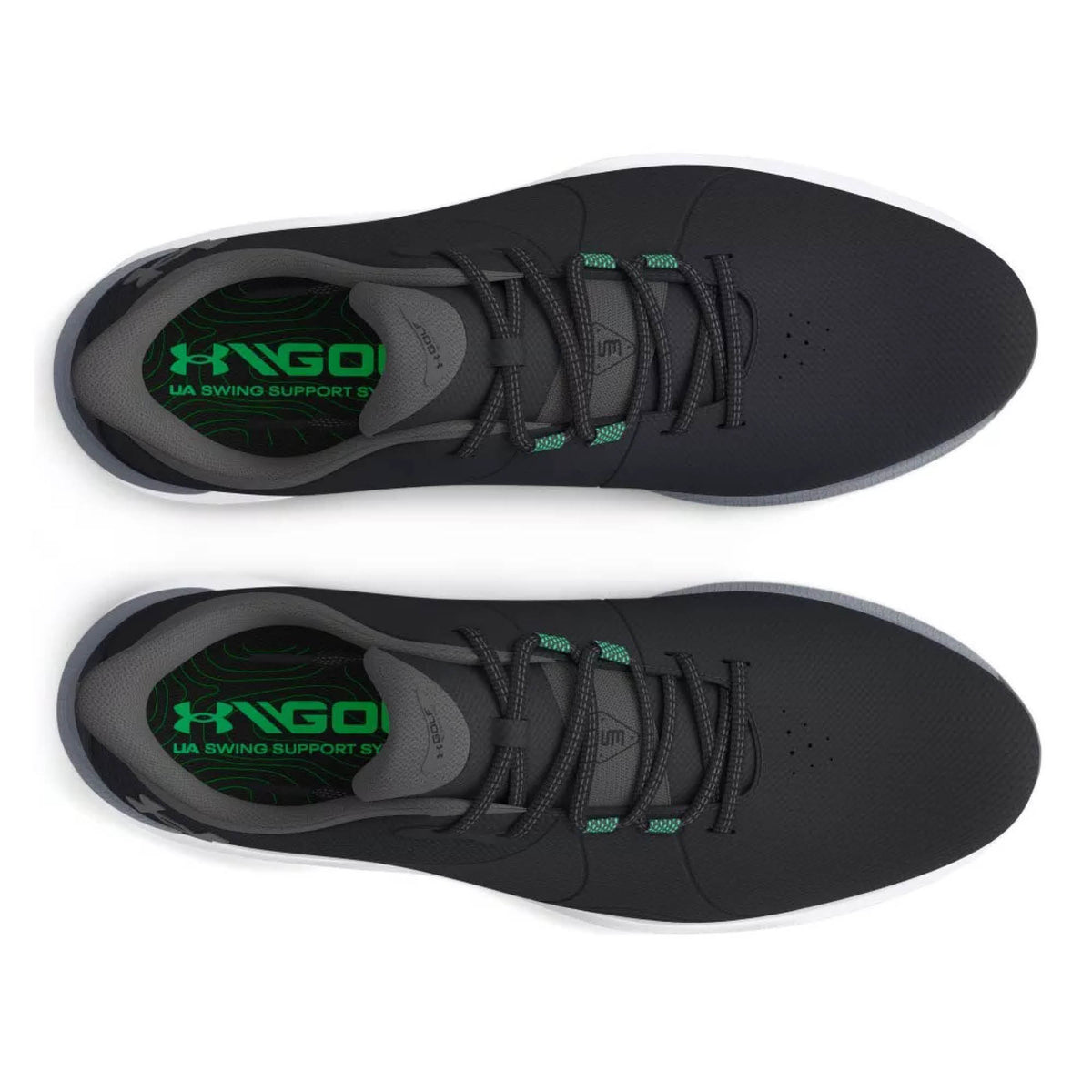 Under Armour Drive Pro Spikeless Golf Shoes - Black, Black & Titan grey