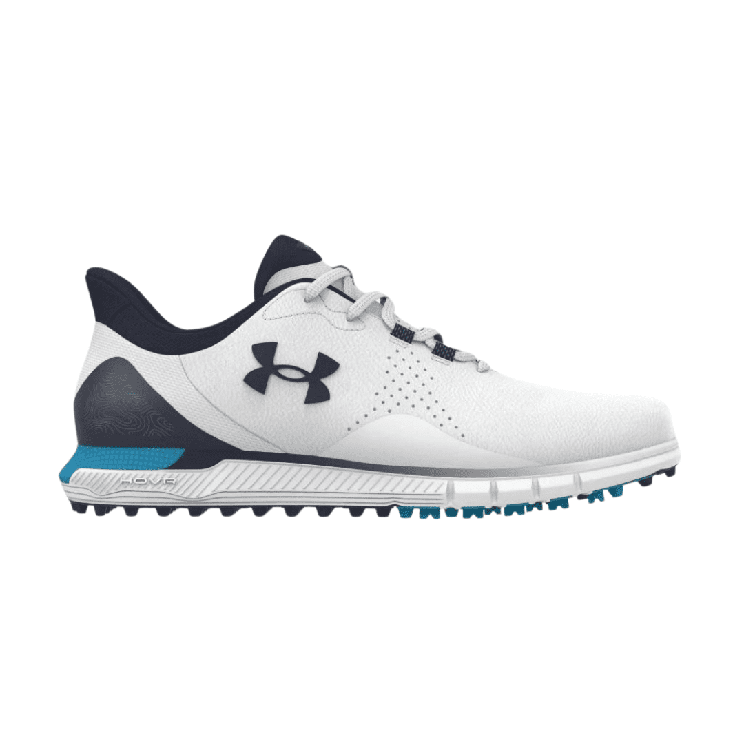 Under Armour Drive Fade SL Golf Shoes (White/Blue)