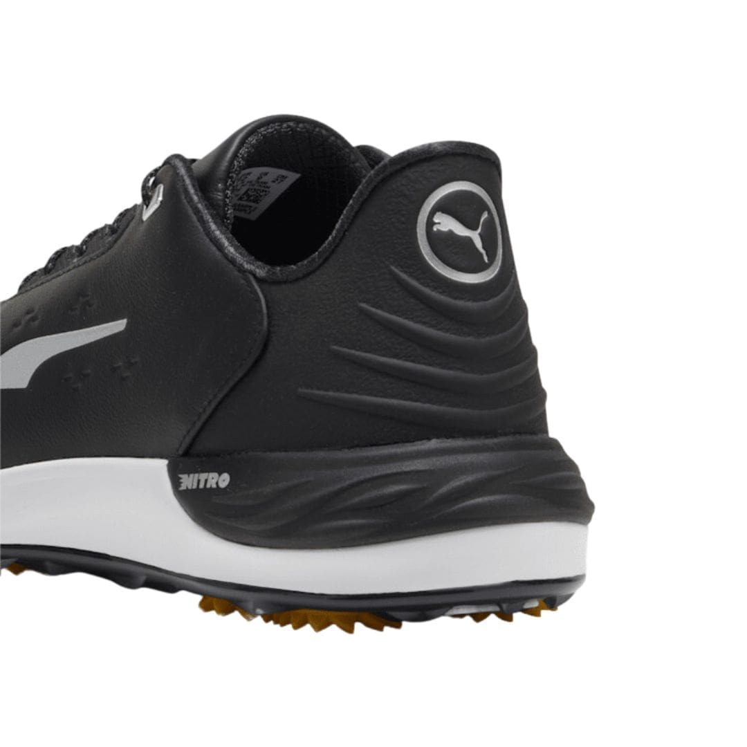 Puma Phantom Cat Nitro+ Spikeless Golf Shoes (Puma Black, Puma Silver & Yellow Sizzle)