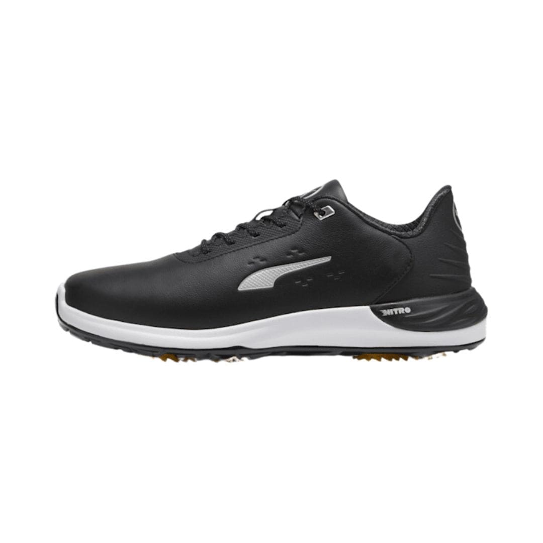Puma Phantom Cat Nitro+ Spikeless Golf Shoes (Puma Black, Puma Silver & Yellow Sizzle)