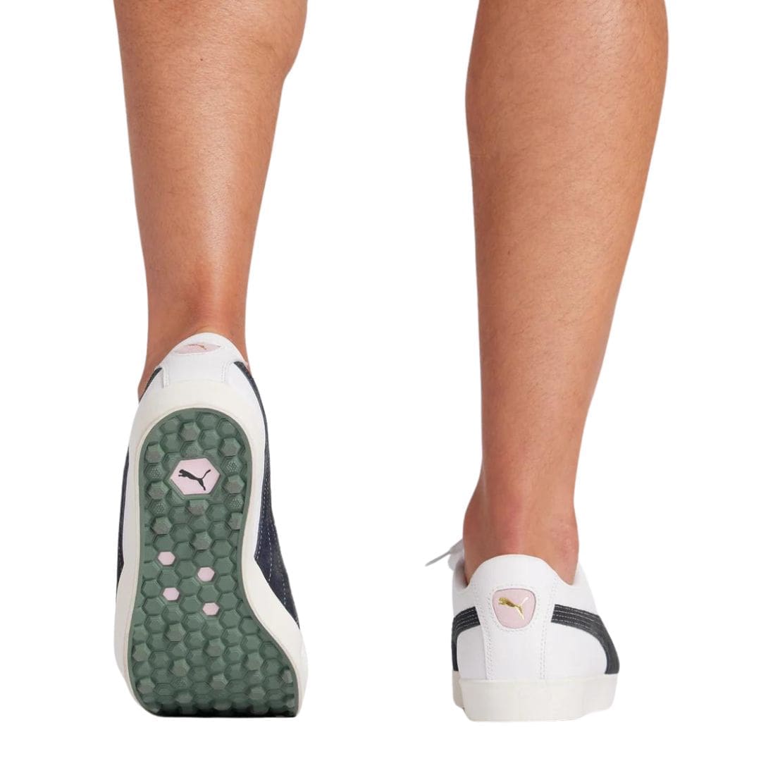 Puma x Arnold Palmer Fusion Classic Spikeless Golf Shoes (Puma White & Deep Navy)