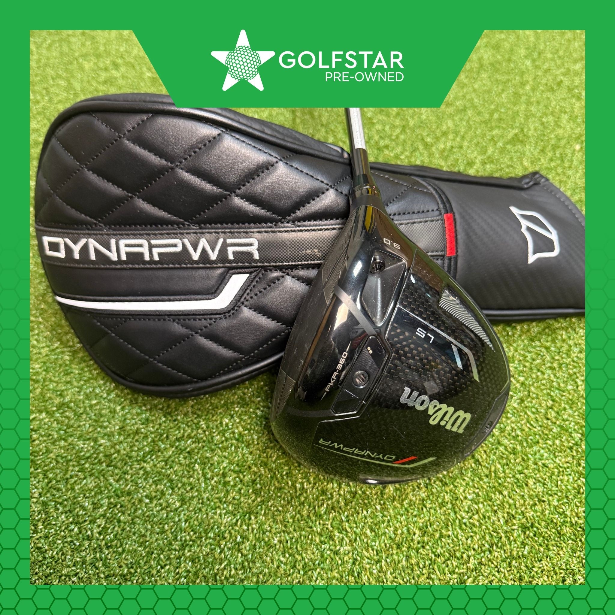 Wilson DYNAPWR LS 9° Driver - Denali Black 60g X-Stiff (6.5) - Lamkin Crossline Grip