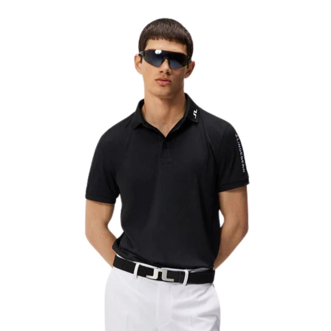 J Lindeberg Tour Tech Regular Fit Golf Polo Shirt