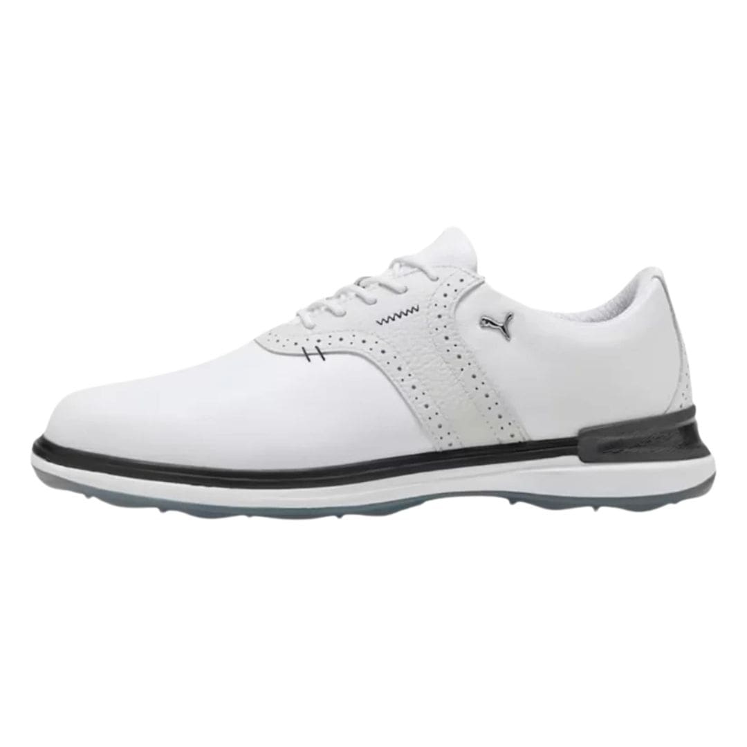 Puma Avant Spikeless Golf Shoes (White, Feather Grey & Black)