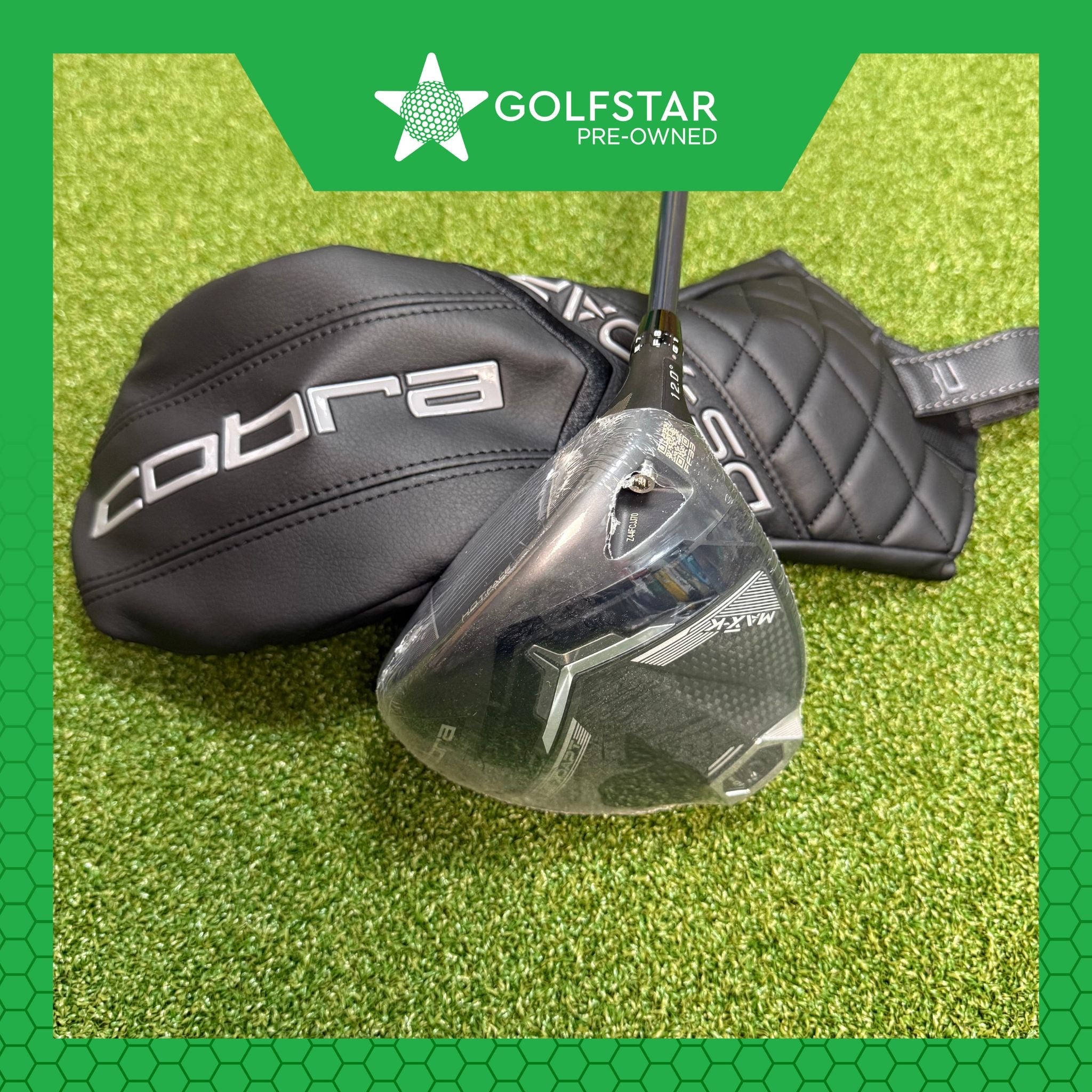 Cobra DS-ADAPT MAX-K 12° - Denali Blue 60g Regular (5.5) - Lamkin Crossline Grip