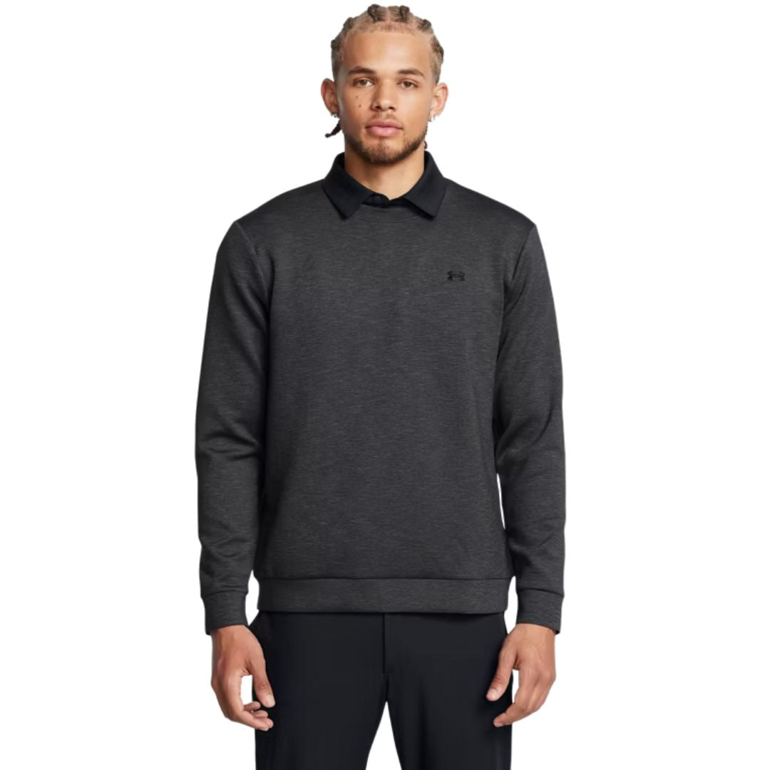Under Armour Drive Crewneck Pullover - Black & Anthracite
