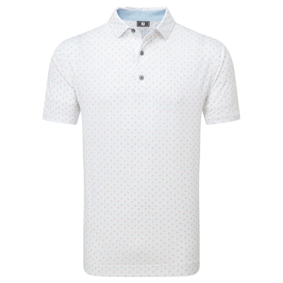 FootJoy Flower Bud Foulard Golf Polo Shirt