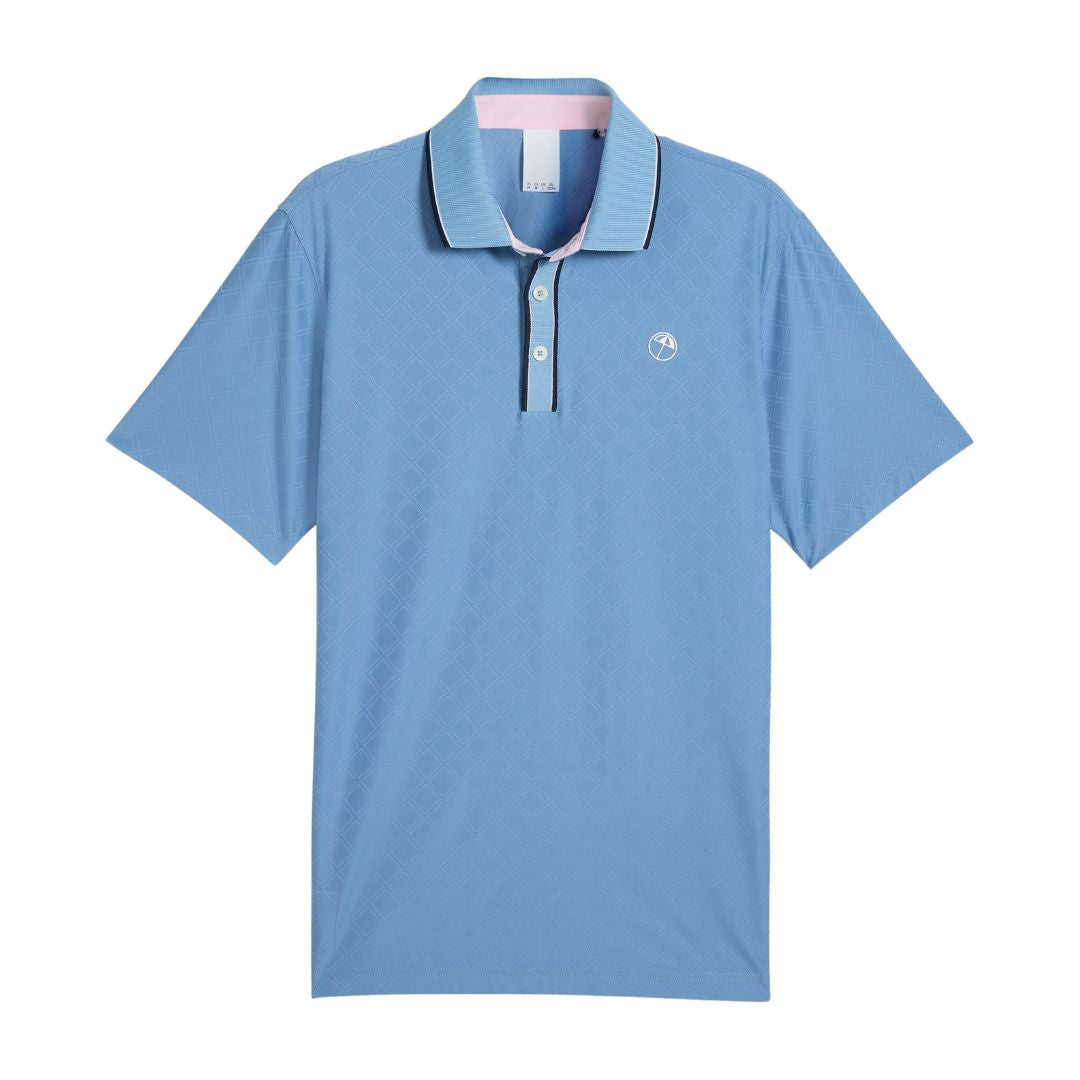 Puma x Arnold Palmer Tipped Jacquard Golf Polo Shirt