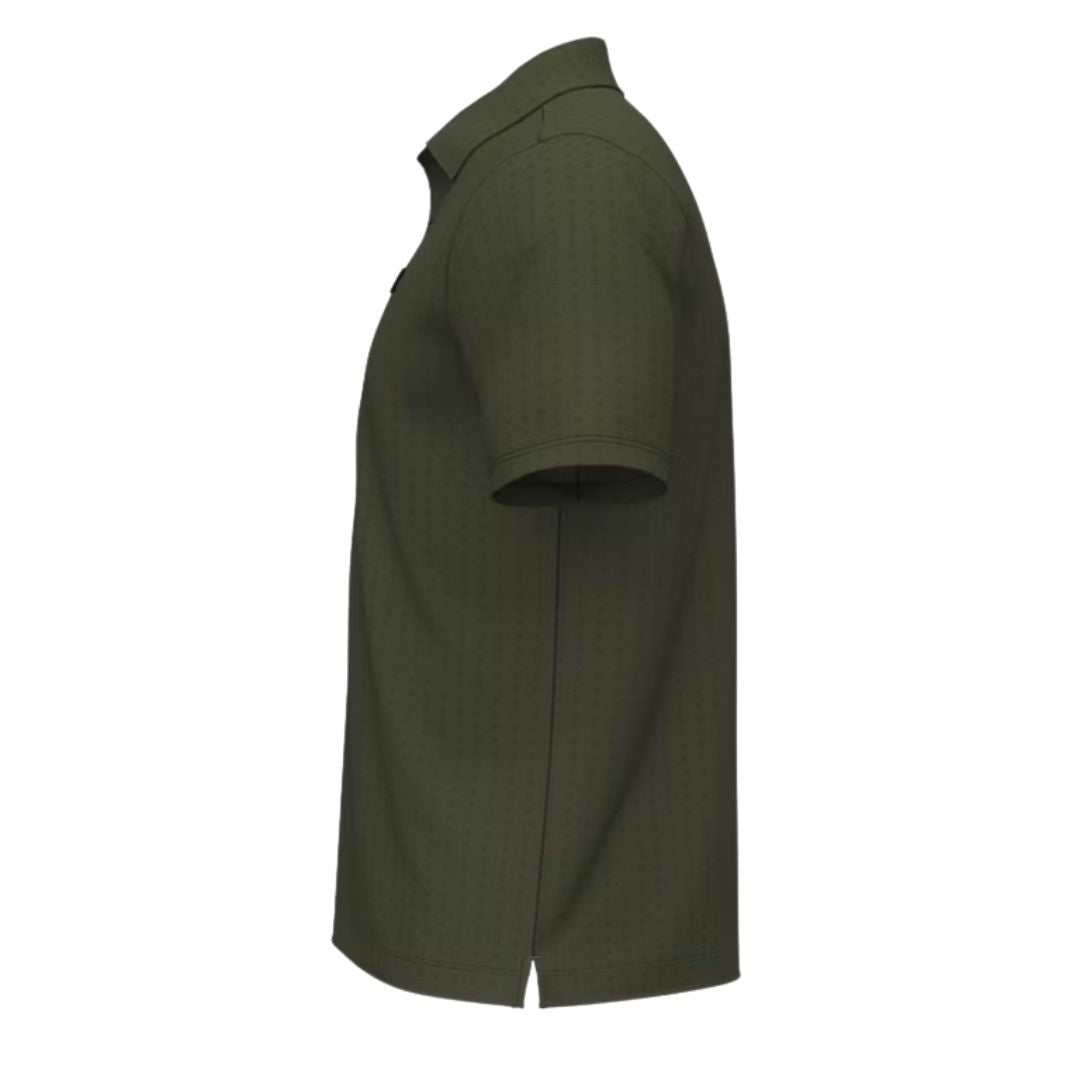 Under Armour Playoff 3.0 Golf Polo Shirt (Marine Green & Black)