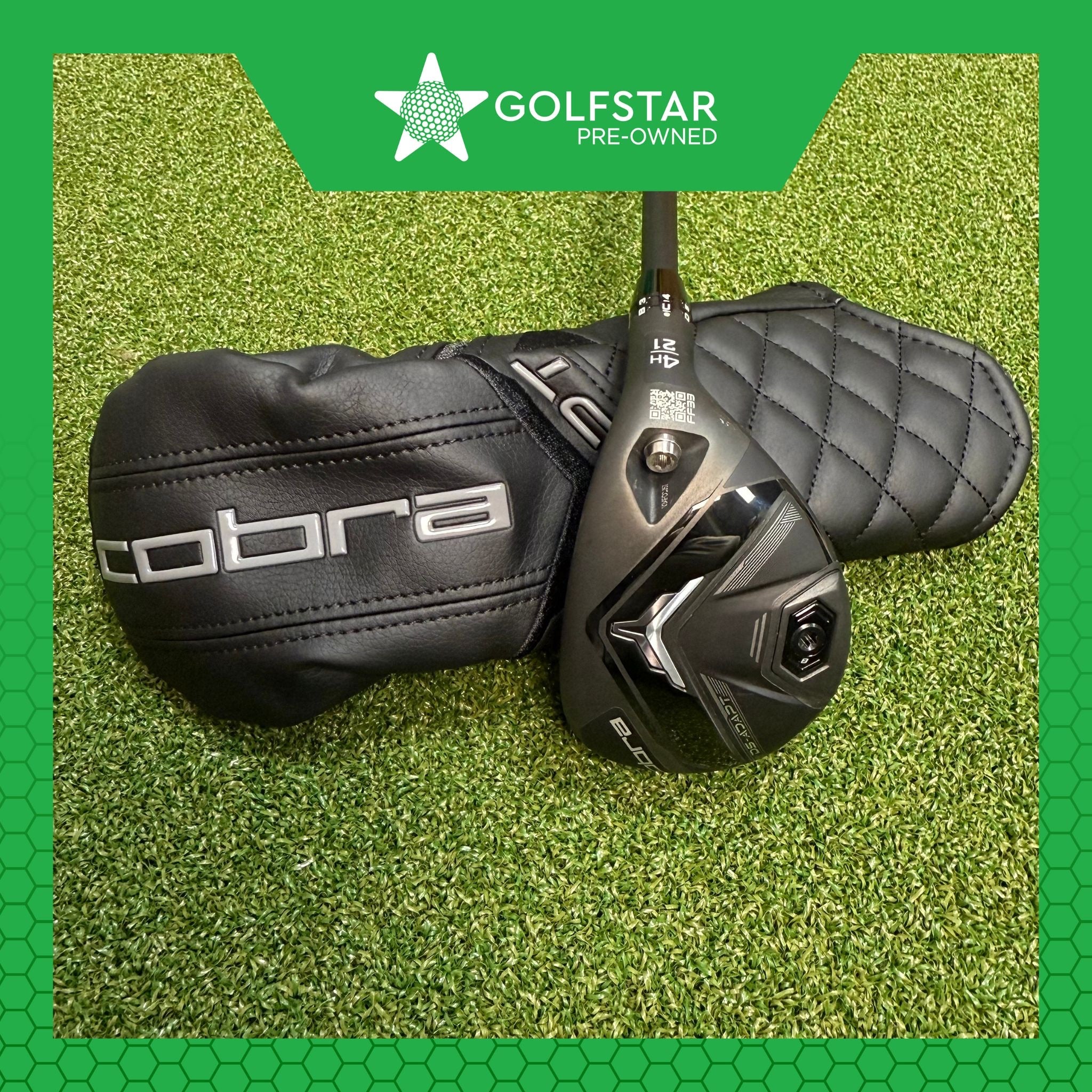 Cobra DS-ADAPT 4 Hybrid 21° - KBS PGi Hybrid 85g Stiff Shaft - Lamkin Crossline Grip