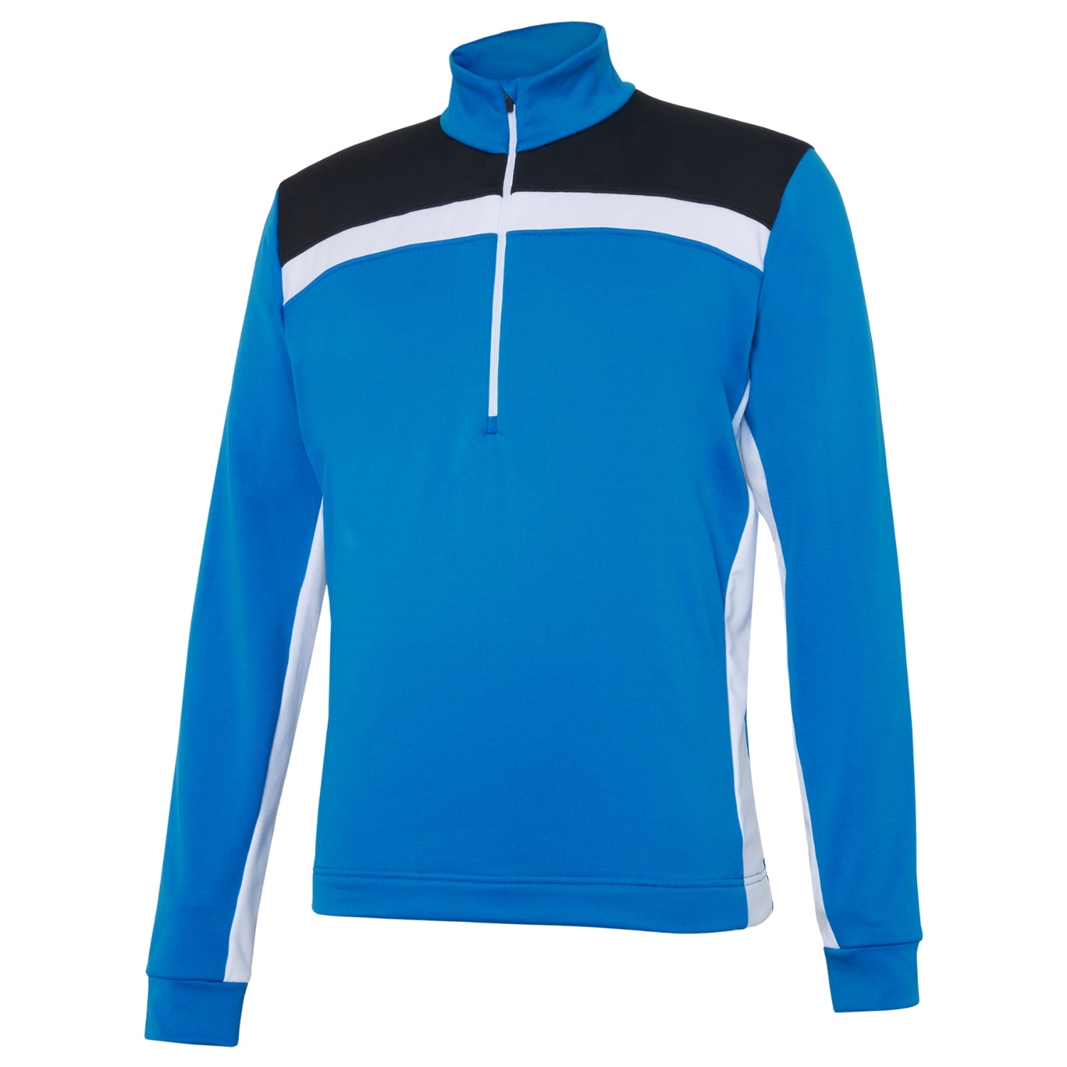 Galvin Green Dean Half-Zip Golf Pullover - Royal Blue & Black