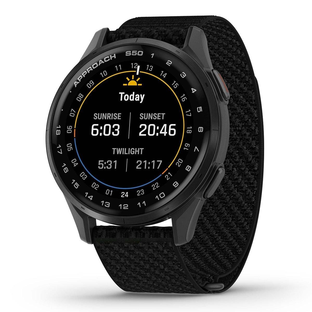 Garmin Approach S50 GPS Golf Watch - Black