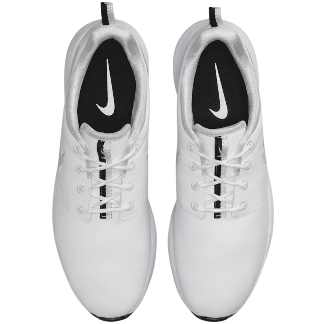 Nike Air Max Roshe G Premium Golf Shoe - White, White & Black