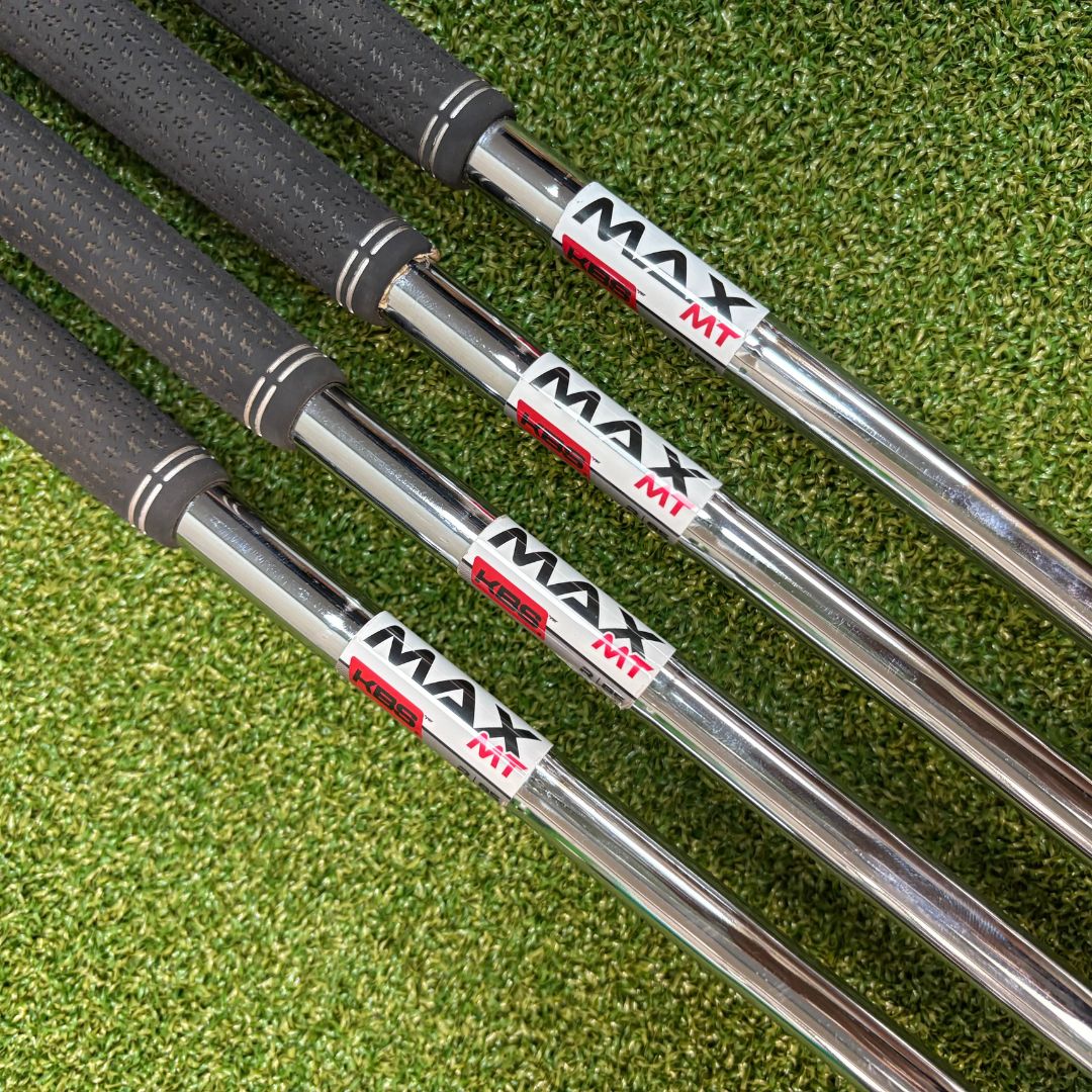 TaylorMade Qi Irons - 9 Iron, PW, AW & SW - KBS Max MT 85g Regular - Lamkin Crossline Midsize Grips