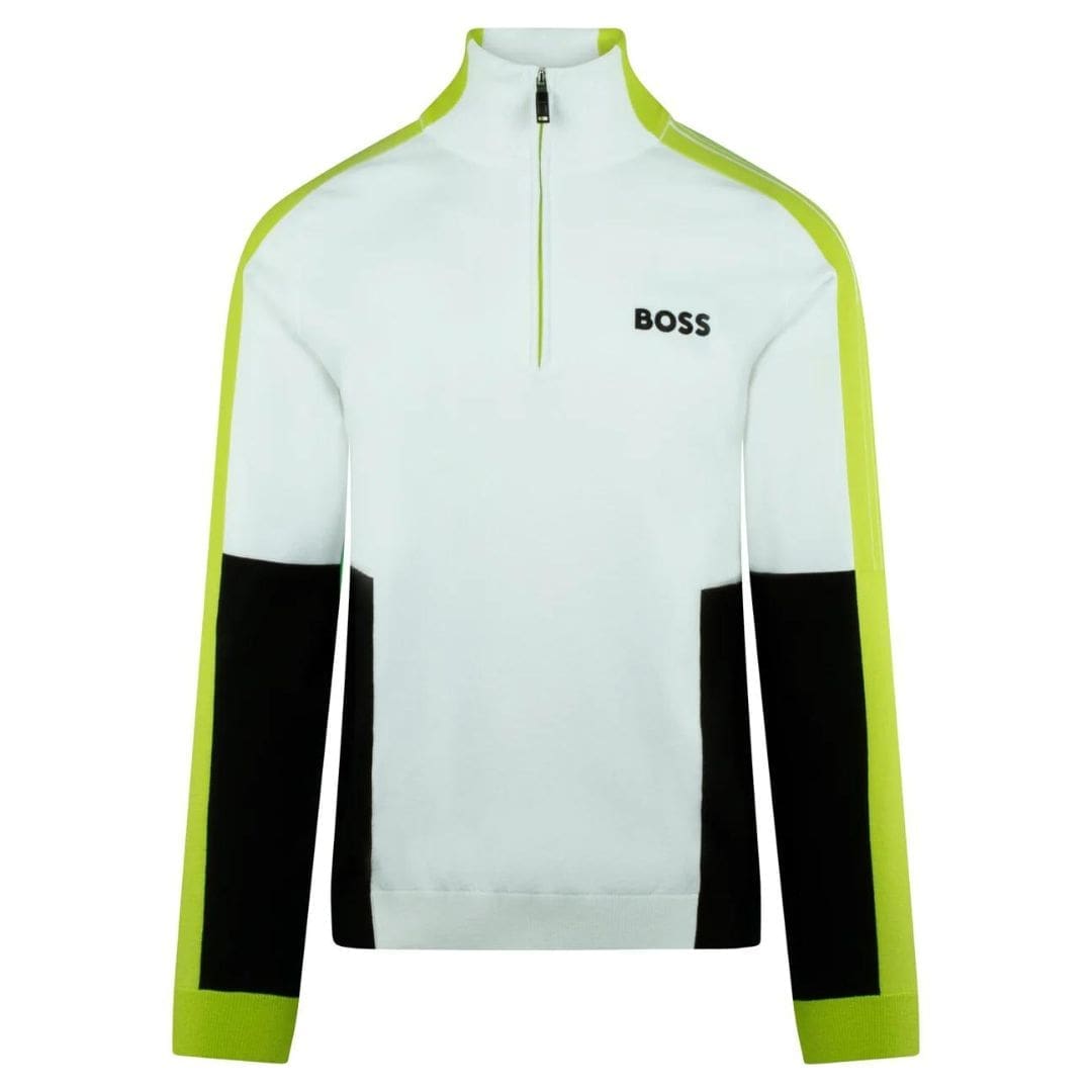 Hugo Boss Zolkar Half-Zip Jumper (Natural)