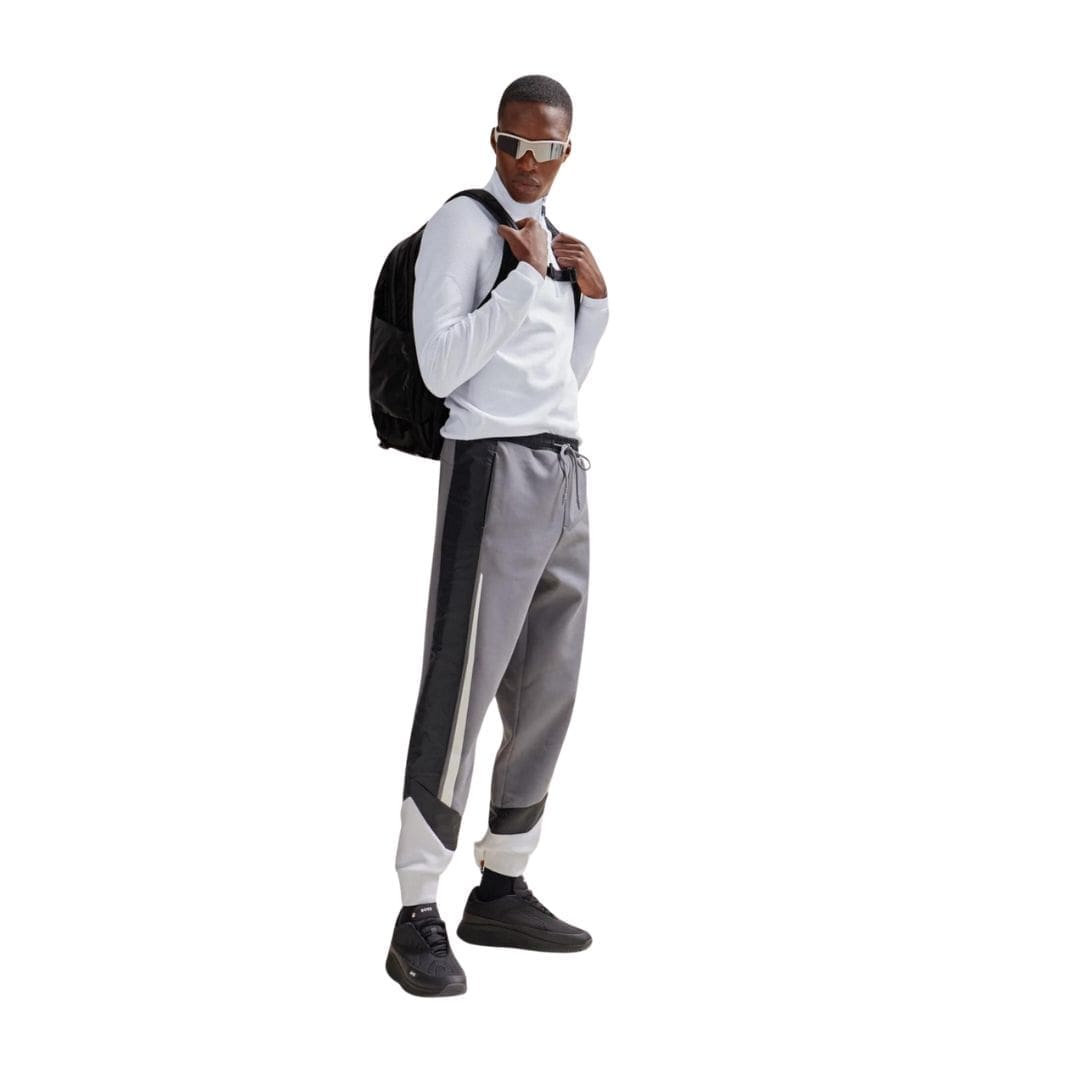 Hugo Boss Perform-X Quarter Zip Golf Sweater (White)