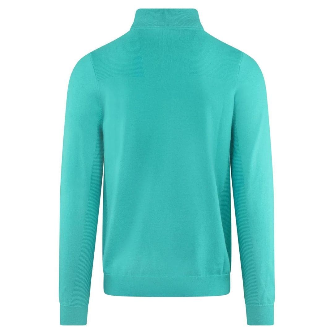Hugo Boss Momentum-X Quater Zip Jumper (Light Blue)