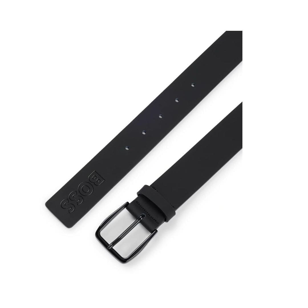 Hugo Boss Tobi-LogTip Belt (Black)