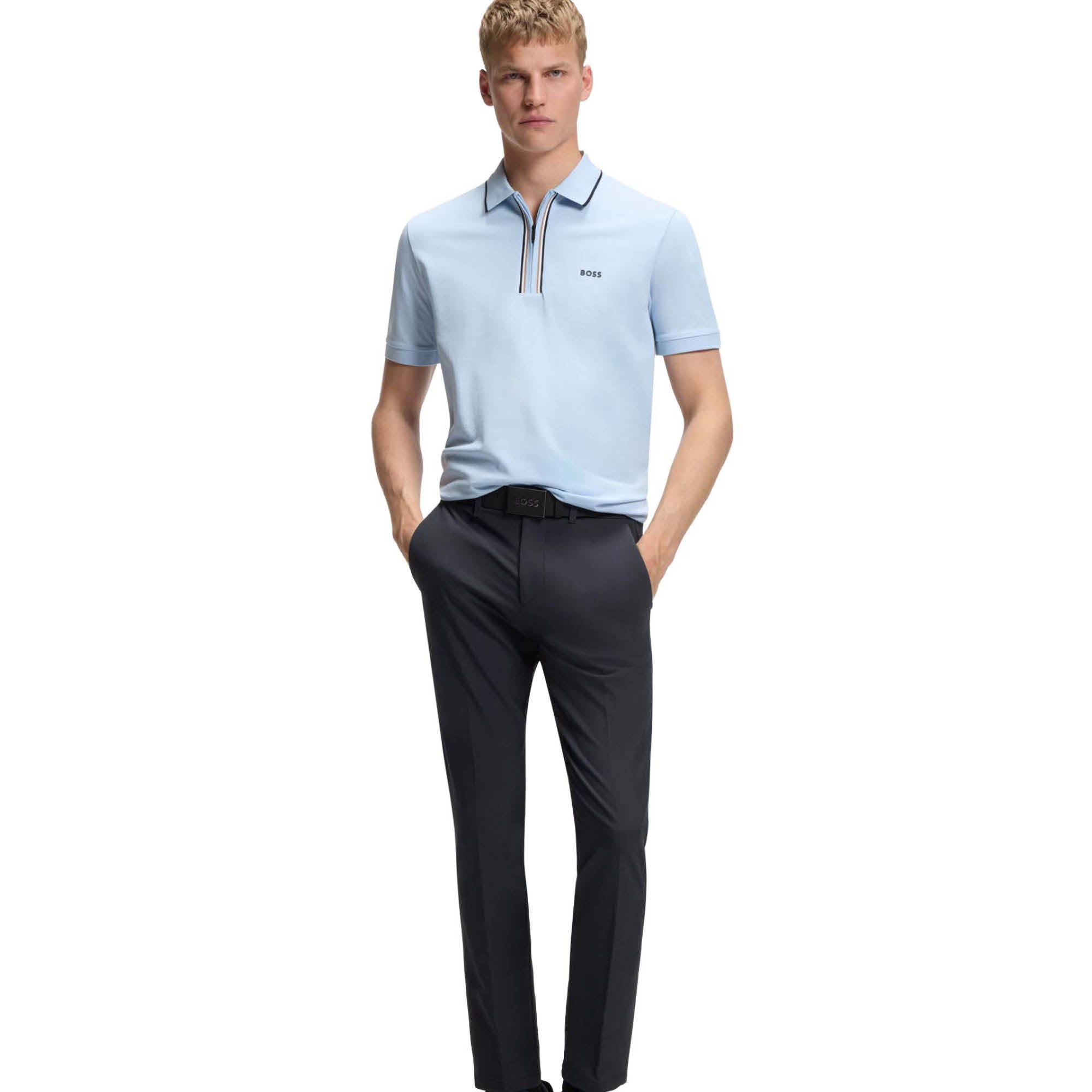 BOSS T Commuter Slim Trousers - Navy