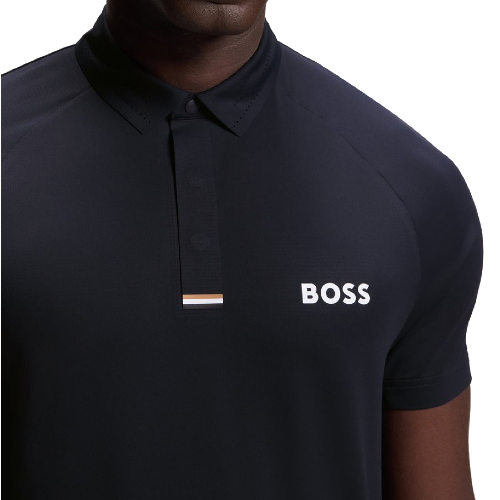 BOSS GOC Paddytech Golf Polo Shirt - Dark Blue