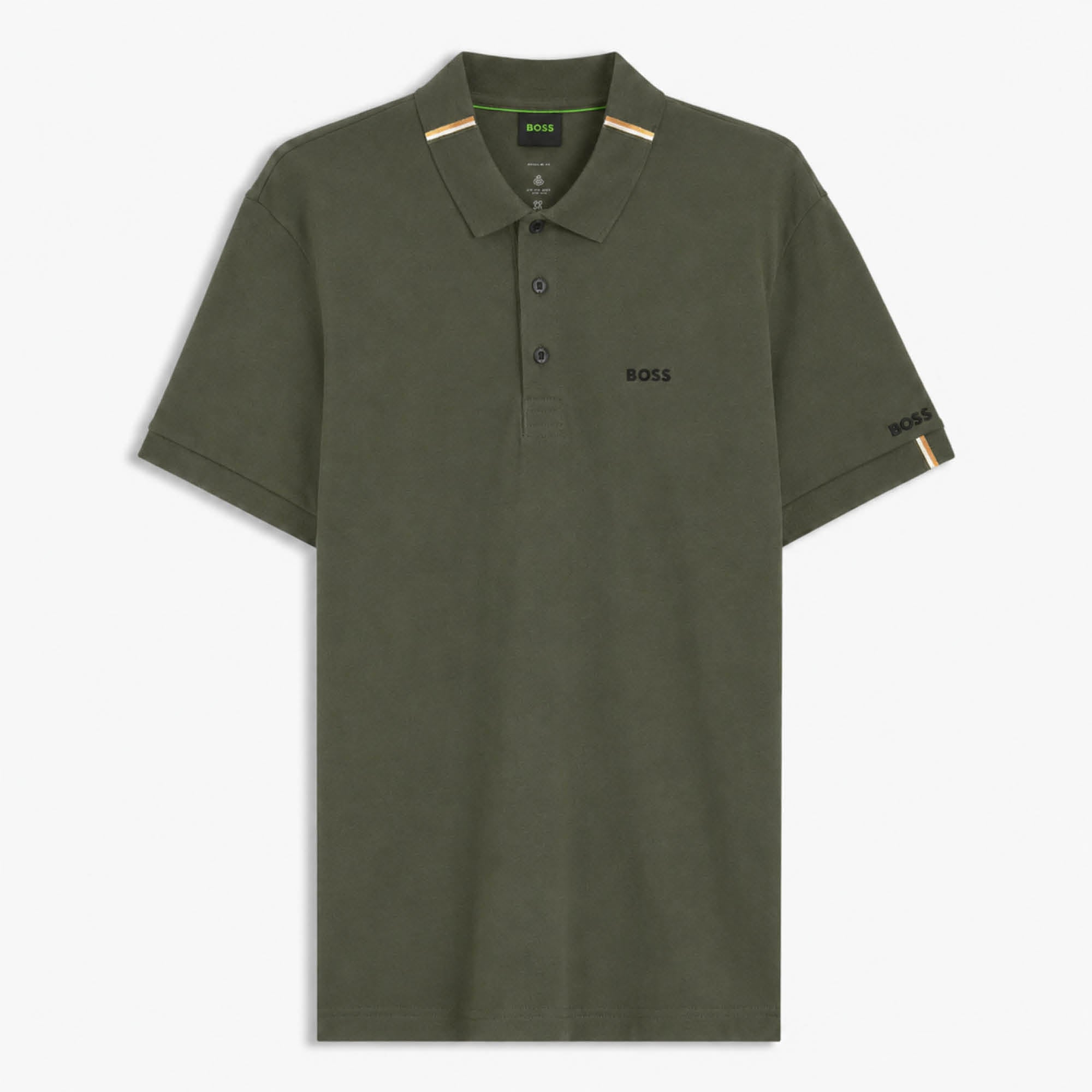 BOSS GOC Rank Golf Polo Shirt - Open Green