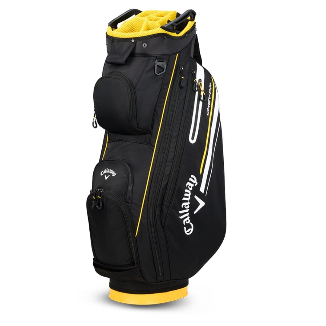 Callaway 2024 Chev 14+ Cart Bag (Black & Golden Rod)
