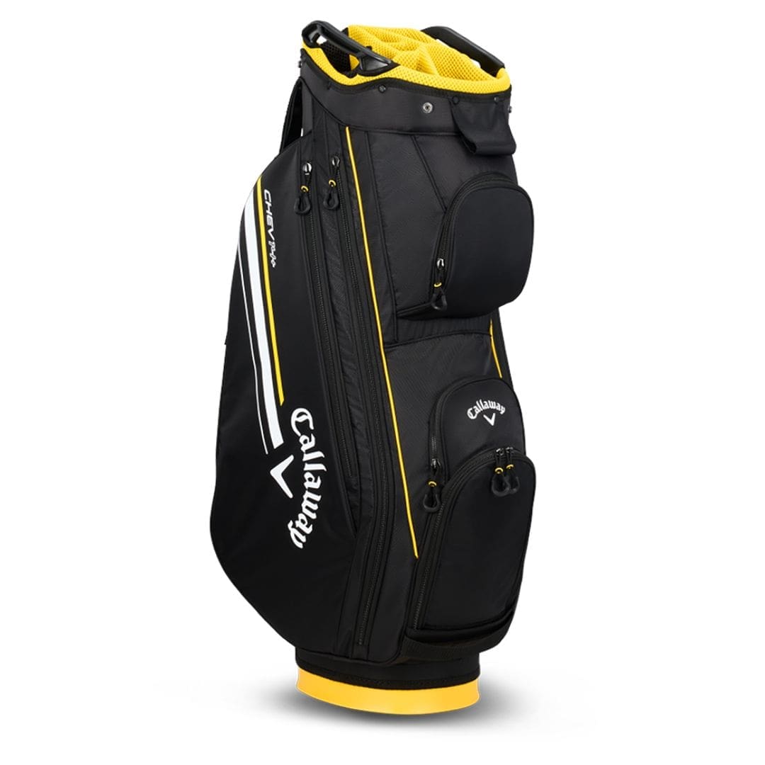 Callaway 2024 Chev 14+ Cart Bag (Black & Golden Rod)