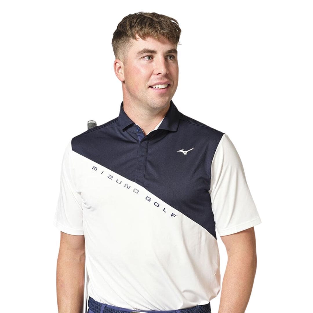 Mizuno Trace Golf Polo Shirt (White)