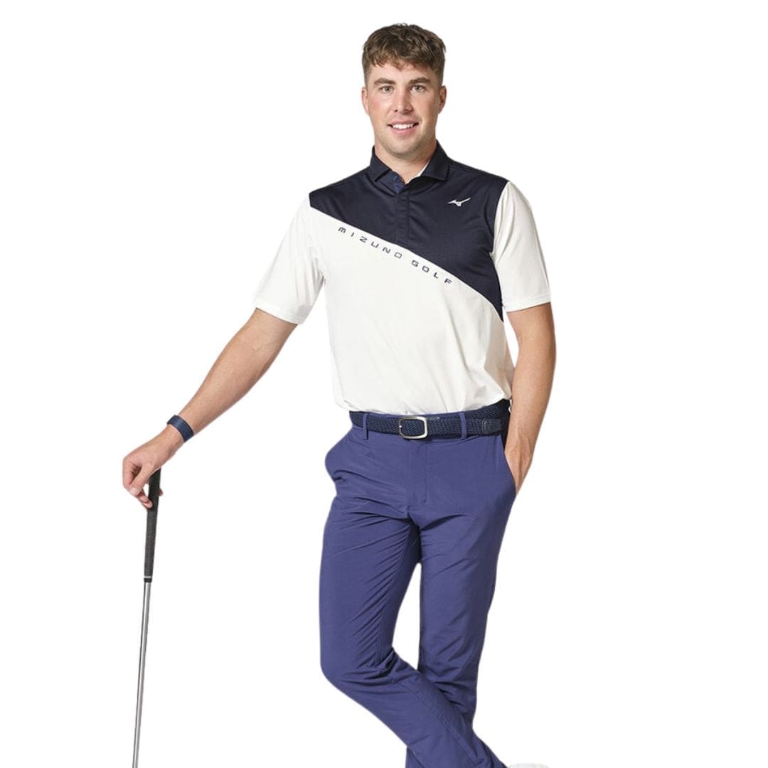 Mizuno Trace Golf Polo Shirt (White)