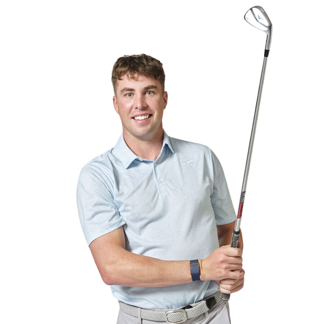 Mizuno Fragma Golf Polo Shirt (Ice Water)