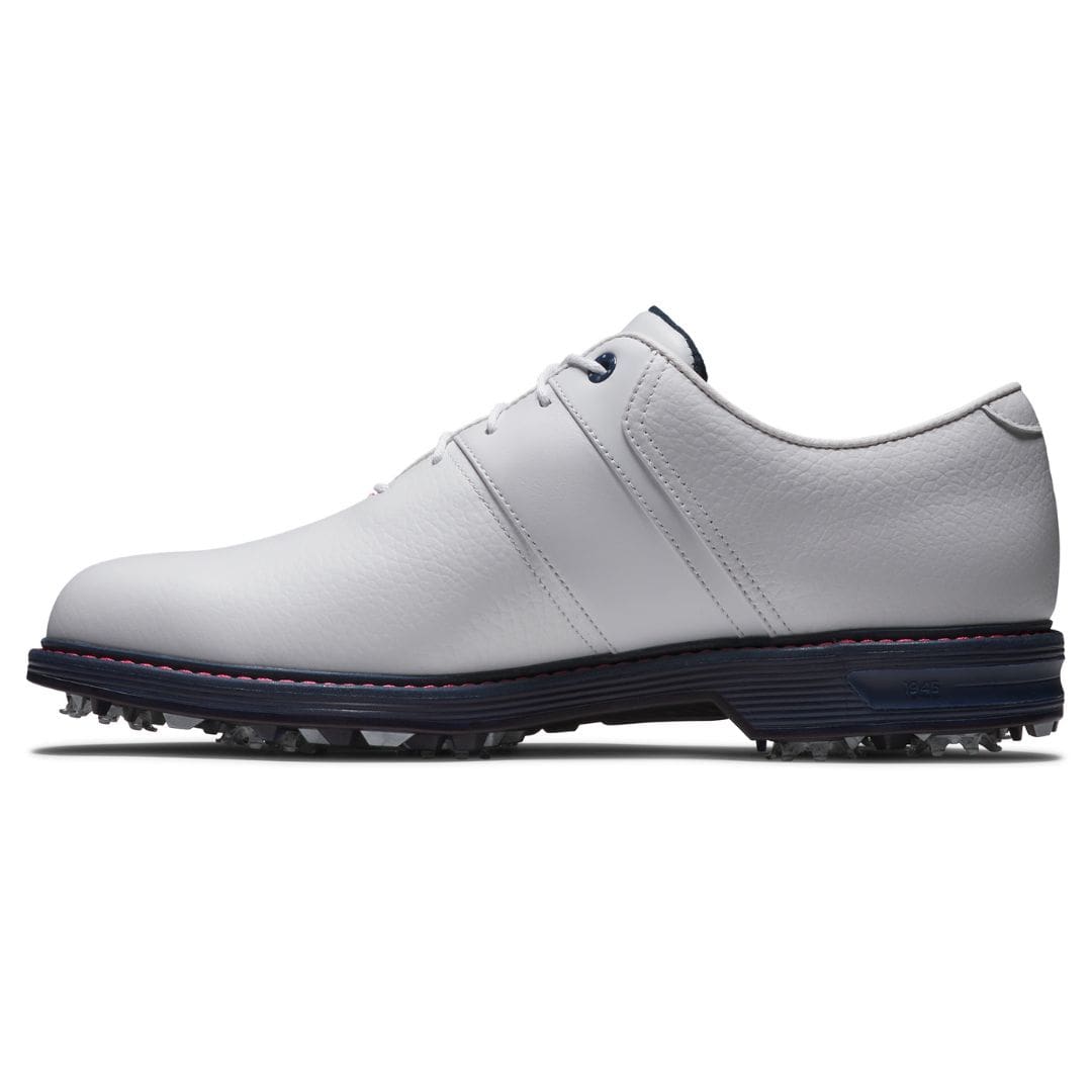 Footjoy Premiere Series Packard Golf Shoes (White, Pink & Navy)